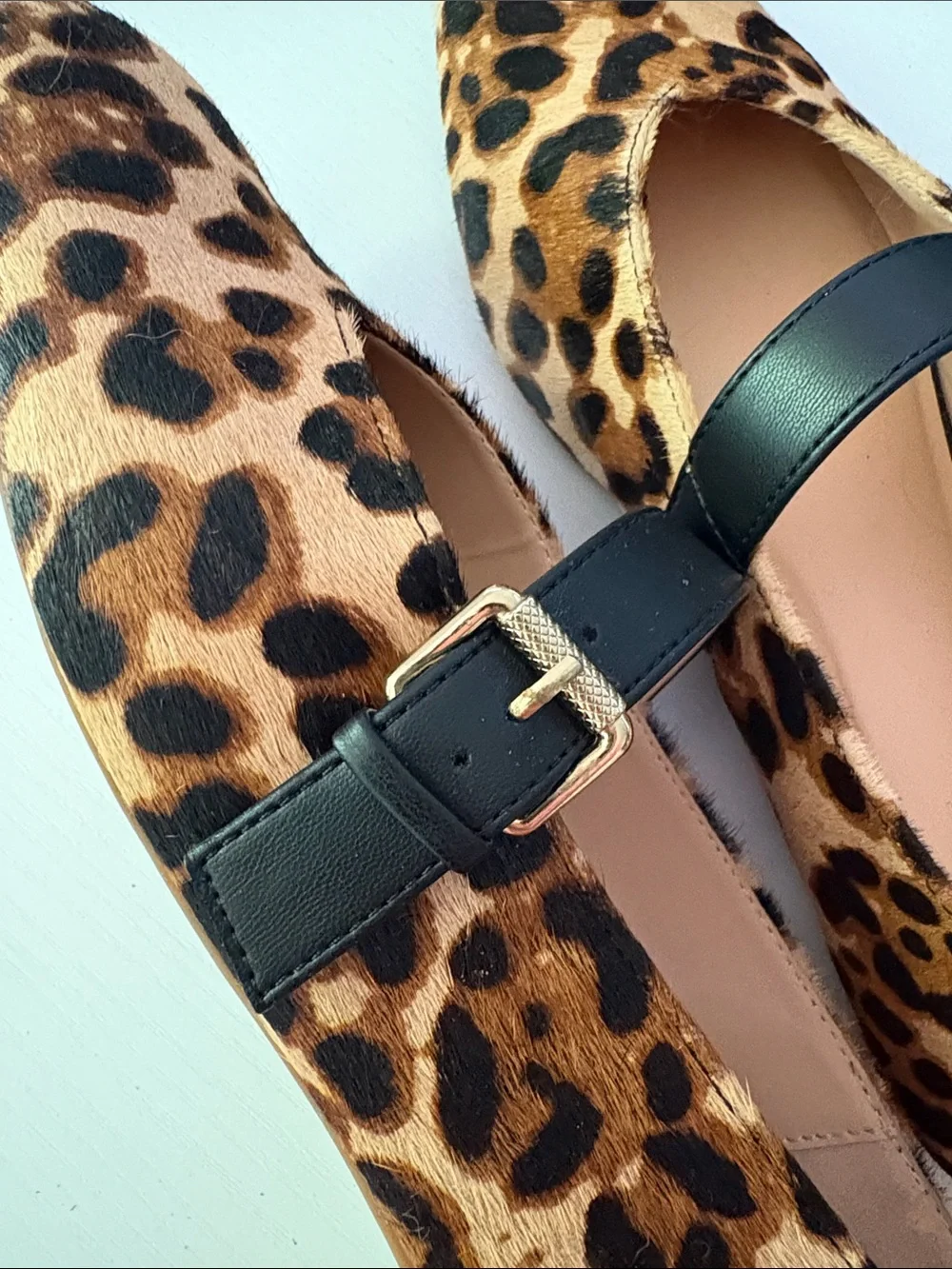 LOFT CALF HAIR MARY JANES